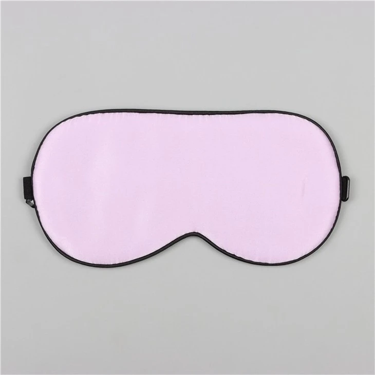 Custom Solid Color Fabric Sleeping Eyemask For Lady